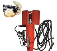 Pelador eléctrico de caña de azúcar, máquina raspadora automática de 120 W con cubierta protectora, pelador multiusos de frutas y verduras para caña de azúcar, coco, calabaza, melón de invierno