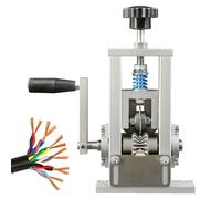 Pelador eléctrico de cobre de 25 cm, equipo de reciclaje de chatarra, procesador de cables resistente, solución eficiente de pelado de cables eléctricos para uso en talleres de recuperación de cobre