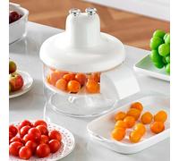 Pelador eléctrico de frutas y ajos, hoja de acero inoxidable para cocina, ideal para hacer mermeladas caseras y aperitivos saludables