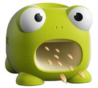 Pelador eléctrico de girasoles de nueces, máquina automática de descascarado de pino, 3.8 x 4.3 x 3.6 pulgadas, adorable de rana, descascaradora de nueces de, máquina separadora de