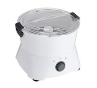 Pelador eléctrico de patatas con soporte de mesa, 85 W, pelador de verduras profesional para patatas, manzanas y zanahorias, hoja peladora de acero inoxidable y bandeja de recogida, fácil de limpiar