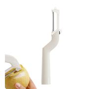 Pelador giratorio de verduras, frutas y verduras, pelador de pepinos, cortador multifuncional de acero inoxidable, pelador con mango cómodo y quitamanchas para un pelado