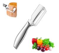 Pelador manual de acero inoxidable, Raspador multifuncional acero inoxidable con abrebotellas, Eliminación Verduras En Cocina, Para Frutas Patatas Limones Adulto Hombre Mujer Hogar Interior Viaje