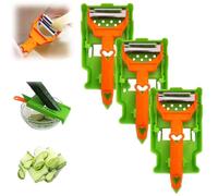 Pelador Multifuncional 2-En-1, 2 in 1 Multifunctional Peeler & Julienne Set with Grating Plate Great for Fruit and Vegetable (3PCS)