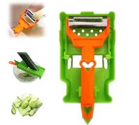 Pelador Multifuncional 2-En-1, 2 in 1 Multifunctional Peeler & Julienne Set with Grating Plate Great for Fruit and Vegetable (1PCS)