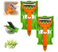 Pelador Multifuncional 2-En-1, 2 in 1 Multifunctional Peeler & Julienne Set with Grating Plate Great for Fruit and Vegetable (2PCS)