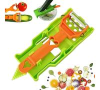 Pelador Multifuncional 2-En-1, Julienne Peeler, Pelador De Papas, Multifunctional Kitchenware Set with Grating Plate, for Slicing and Peeling, All Kinds of Fruits and Vegetables (1pcs)