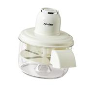 AWHAO Peladora de Eléctrica, Pelador de Frutas Automático para Frutas Pequeñas, Ajos y Cocina Doméstica, Restaurantes y Bares, Blanco con Salida