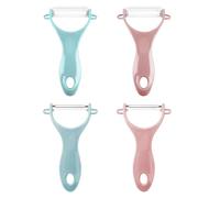 Peladores De Cerámica De 2 Piezas Y Peladores De Acero Inoxidable De 2 Piezas, Utensilios De Cocina Para El Hogar, Herramientas Para Pelar, Peladores De Verduras Y Frutas