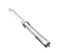 Peladores de frutas para cocina-cuchillas de acero inoxidable rallador para pelar verduras y patatas, corte multifuncional afilado | Pelador de mano portátil para zanahorias, manzanas