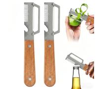 Peladores De Verduras Para Cocina - 2 Piezas Cortador De Acero Inoxidable,pelador de verduras y rebanador de verde - Para Zanahoria Pepino Calabaza Fruta Hogar Apartamento Restaurante