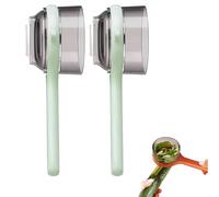 Peladores, Peeler with Container, Multifunctional Box Storage Peeler, Double-Sided Stainless Steel Vegetable Peelers for Cooking, Meal Prep & Kitchen (2PCS Green)