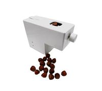 Pelamatic - Máquina Eléctrica para Pelar y Partir Almendras, Nueces y Avellanas | Modos Manual y Automático | Regulador de Tamaño | Fácil de Limpiar, Blanco, Plástico