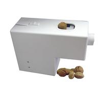 Pelamatic - Máquina Eléctrica para Pelar y Partir Almendras, Nueces y Avellanas | Modos Manual y Automático | Regulador de Tamaño | Fácil de Limpiar, Blanco, Plástico