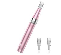 PELCAS Dermapen Profesional Derma Pen Eléctrico Inalámbrico con Velocidades Ajustables Incluye Cartuchos de Repuesto Nano 12pin 36pin para Facial y Cuerpo
