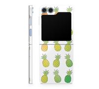 Pelcula brillante para el glitter compatible con Samsung Galaxy Z Flip 6 - Rainbow Pineates - Cubierta de calcomana protectora de vinilo 3M Premium