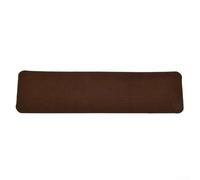 Peldaños antideslizantes de madera maciza con respaldo de silicona suave para suelos de alfombra, protectores de suelo que ofrecen resistencia a los arañazos y uso silencioso de escaleras (marrón)