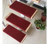 Peldaños antideslizantes para escaleras, alfombras para interiores, paquete de 15 fundas para escalones, diseño antideslizante duradero para mayor seguridad, ideal para uso doméstico y de oficina