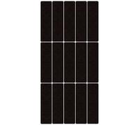 Peldaños de escalera antideslizantes |15 alfombrillas protectoras suaves y para el suelo |Peldaños antideslizantes para escalones de madera/seguridad del hogar |8 x 30 pulgadas, (Coffee European