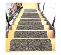 Peldaños de Escalera Antideslizantes de Tierra de diatomeas con Respaldo de Goma para escalones de Madera y baldosas de Hierro Interiores. Alfombras Cubiertas(A,2pcs 31.5x10.2)