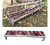 Peldaños de escalera escalonados comerciales para fotos de grupo y actuaciones, solución de escenario portátil para aulas e iglesias