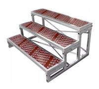 Peldaños de Escalera para Coros Comerciales, Escalones para Coros Escolares de 1, 2 O 3 Niveles, Atril para Fotos Grupales, Podio, Madera Contrachapada Multicapa para Aulas E Iglesias(120x90x60cm/47x3
