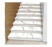 Peldaños de Escalera Redondeados Impermeables para escalones de hormigón de Madera en Interiores, sin Cinta de PVC, autoadhesivos, Antideslizantes, recortables(D 6PCS,31.5x9.4x1.2)