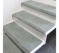 peldaños de escaleras, 1 unidad, Baldosas de moqueta auto-adh. modernas/gruesas, anti-desl(H,65x24cm)