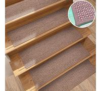 peldaños de escaleras, 4 protect. auto-adh. escaleras, alfombra antideslizante int., ahorrar(A)