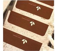 peldaños de escaleras, Alfombras anti-desl. reutil.s auto-adh. escaleras, 22 x 55 cm(Brown,5pcs)