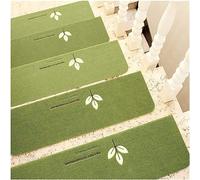 peldaños de escaleras, Alfombras anti-desl. reutil.s auto-adh. escaleras, 22 x 55 cm(Green,10pcs)