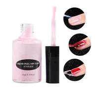 Pele De Cinta De Látex Para Uñas - Barrera De Esmalte De Uñas Látex Líquido | PROTECTOR DE ESCUPO PLACE DE NIGULARIO FÁCIL PEEL | Herramienta De Arte De Uñass Para Manicura Limpia En Casa O Salón