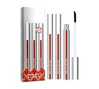 Pele el lápiz labial, la mancha de labios, ceñada de larga duración - Relato hidratante de labio mate 3x color rico - Sin pigmento que se desvanece, maquillaje cosmético de alineador de labios: brillo