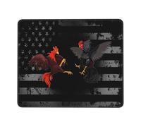Pelea De Gallos Alfombrilla De Ratón Pequeña Alfombrillas De Mouse Base De Goma Alfombrilla para Ratón para Ordenador Pc Hogar 25X30Cm