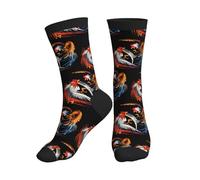 Pelea De Gallos Hombre Mujer Work Socks Acolchados Calcetines Deportivos Antideslizantes Calcetine Deporte Para Senderismo Entrenamiento Tenis