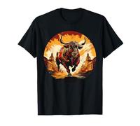 Pelea de Toro Cool en las calles españolas Camiseta