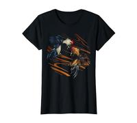 Peleas De Gallos Cockfighter Juego Aves Gallos Gallo Camiseta, Mujer, Negro, XXL