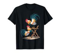 Peleas De Gallos Juego Cockfighter Aves Gallos Peleas Gallos Camiseta