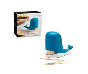 PELEG DESIGN Jonah Portapalos de Dientes - Dispensador de Palillos en Forma de Ballena - Divertido y Estiloso Accesorio para Tu Mesa