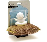 PELEG Design Yogi - Soporte Estropajo Fregadero con Ventosa, Porta Esponja Cocina Fregadero, Organizador de Fregadero, Incluye 1 Esponja