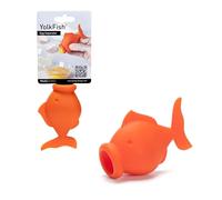 PELEG DESIGN - Separador de Huevos Pez, Separador Práctico de Yemas y Claras de Silicona | Herramienta de Cocina | Regalo Navidad Cumpleaños