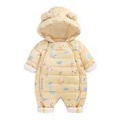 Pelele Bebe - Bebé Niños Invierno Mameluco con Capucha Niños Cálido Traje De Nieve Abajo Cremallera Abrigo Chaqueta