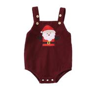Pelele Invierno Disfraz Navidad Niño 3 Años - Conjunto De De Invierno para Bebés Recién Nacidos, Body De Manga Larga, Suave Y Térmico, para Niños Y Niñas. (Red, 12-18 Months)