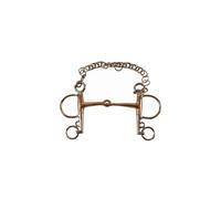 PELHAM BOCA COMPLETA DE ACERO INOXIDABLE Y COBRE
