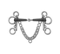 Pelham de goma simple ruptura Waldhausen 13,5 cm