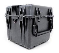 PELI 0340 Caja de Transporte Grande de Forma Cuadrada y Profunda, IP67 estanca, 96L de Capacidad, Fabricada en EE.UU., con divisores Acolchados, Color Negro