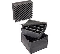 Peli 0355 Set de divisores Acolchados, Accesorio Original para Maletas Protector, Compatible 0350 Maleta cúbica, Color: Negro