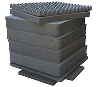 Peli 0371 Set de espumas de Repuesto, Accesorio Original para Maletas Peli Protector, Compatible con: Peli 0370 Maleta cúbica, Color: Negro