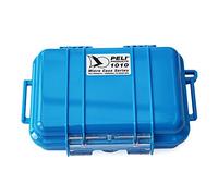 Peli 1010 Micro Dry - Caso con tapa transparente, color azul