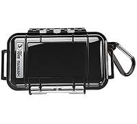 PELI 1015 Funda Protectora Estanca para Pequeños Objetos En Actividades Deportivas O Al Aire Libre, IP67 Estanca, 0,3L de Capacidad, Fabricada en EE.UU., Color Negro